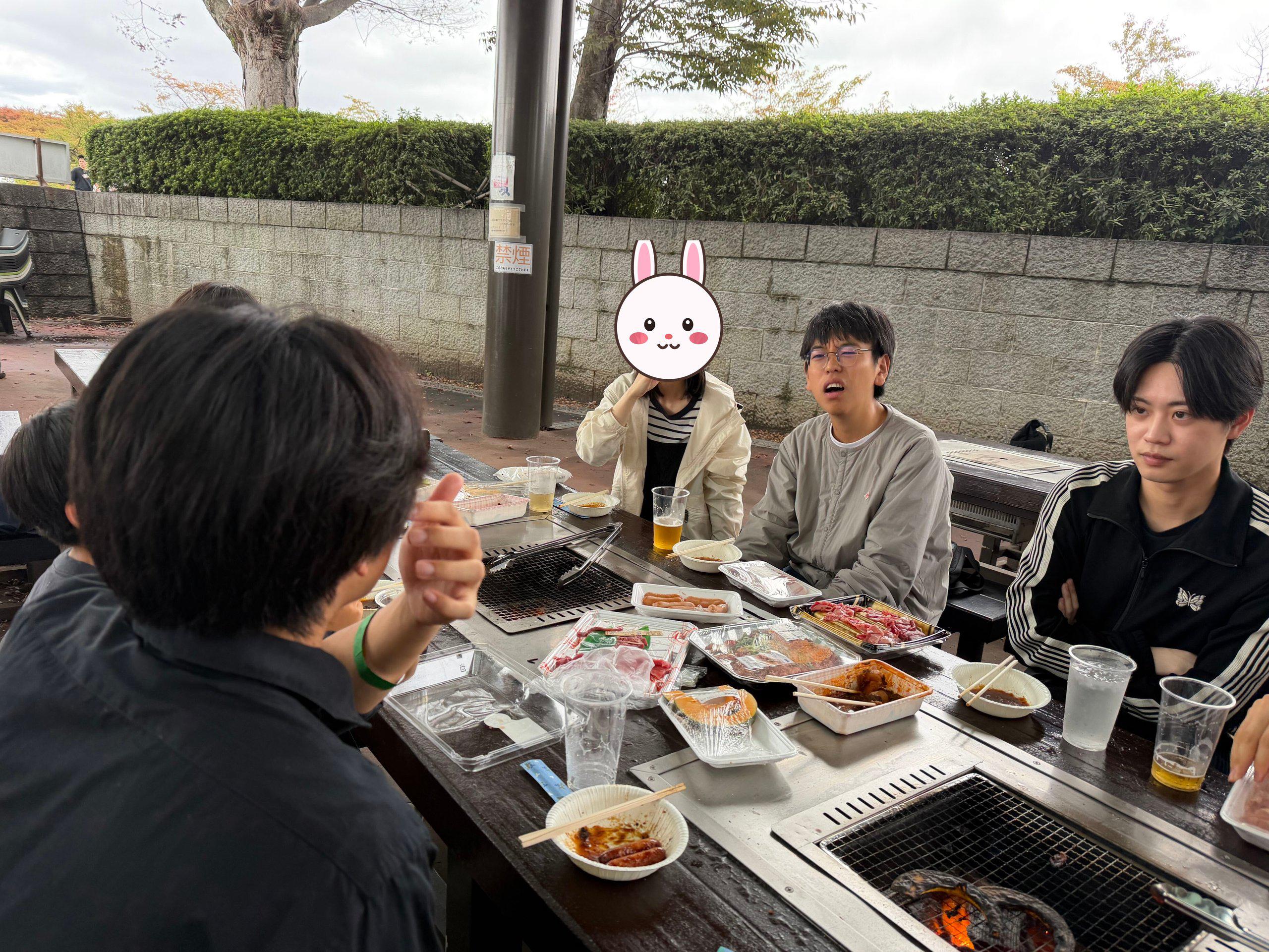 焼きながら会話も弾みます