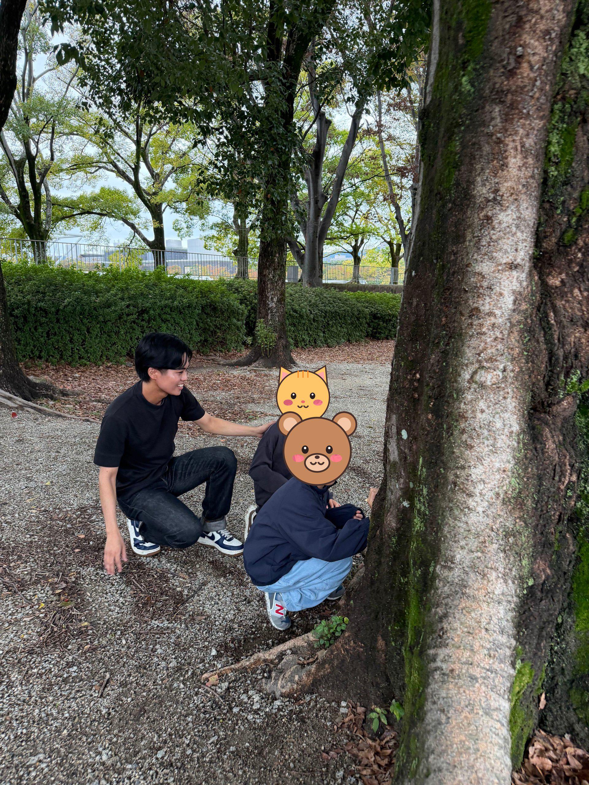 鬼ごっこの真っ最中